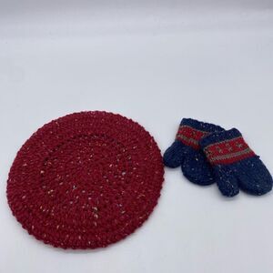 Rare, American girl, kits, hat, and gloves